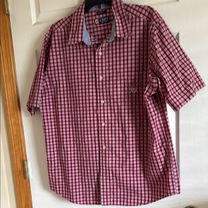Chaps Red Checkered Men's Shirt